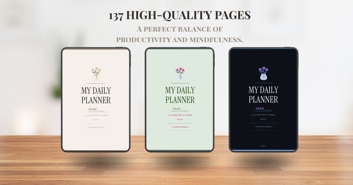 Daily Digital Planner & Journal – Productivity and Personal Growth